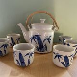 Bamboo pattern tea set