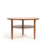 Rare Danish Coffee Table in Teak and Oak 1950s