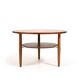 Rare Danish Coffee Table in Teak and Oak 1950s