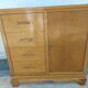 mixed chest of drawers, drawers and cupboard
