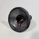 Vintage lamp base in iridescent black ceramic circa 1950