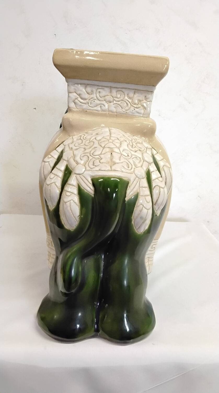 Vintage ceramic elephant plant pot