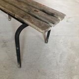 Vintage school bench