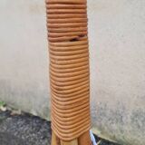 Vintage rattan floor lamp