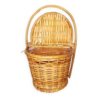 Vintage wicker basket