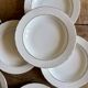 Set of 8 vintage deep plates in German porcelain.