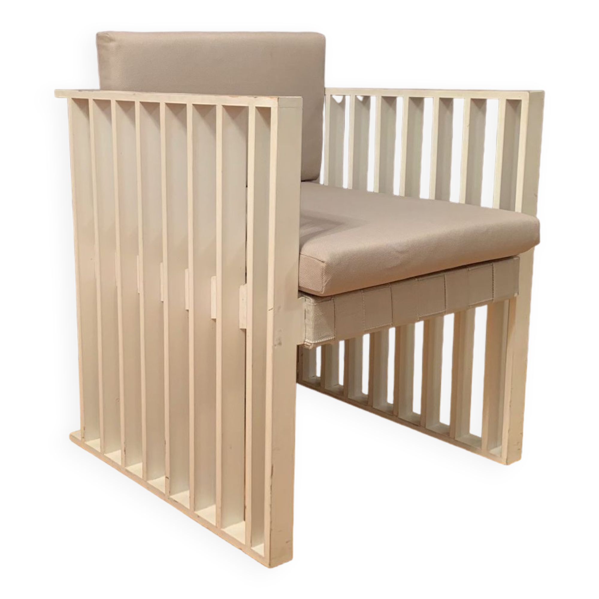 Cube armchair, 1980s.