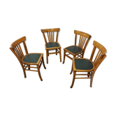 Ensemble de 4 chaises bistrot