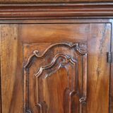 Pair of antique corner cabinets, Italy 17th century restored