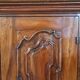 Pair of antique corner cabinets, Italy 17th century restored
