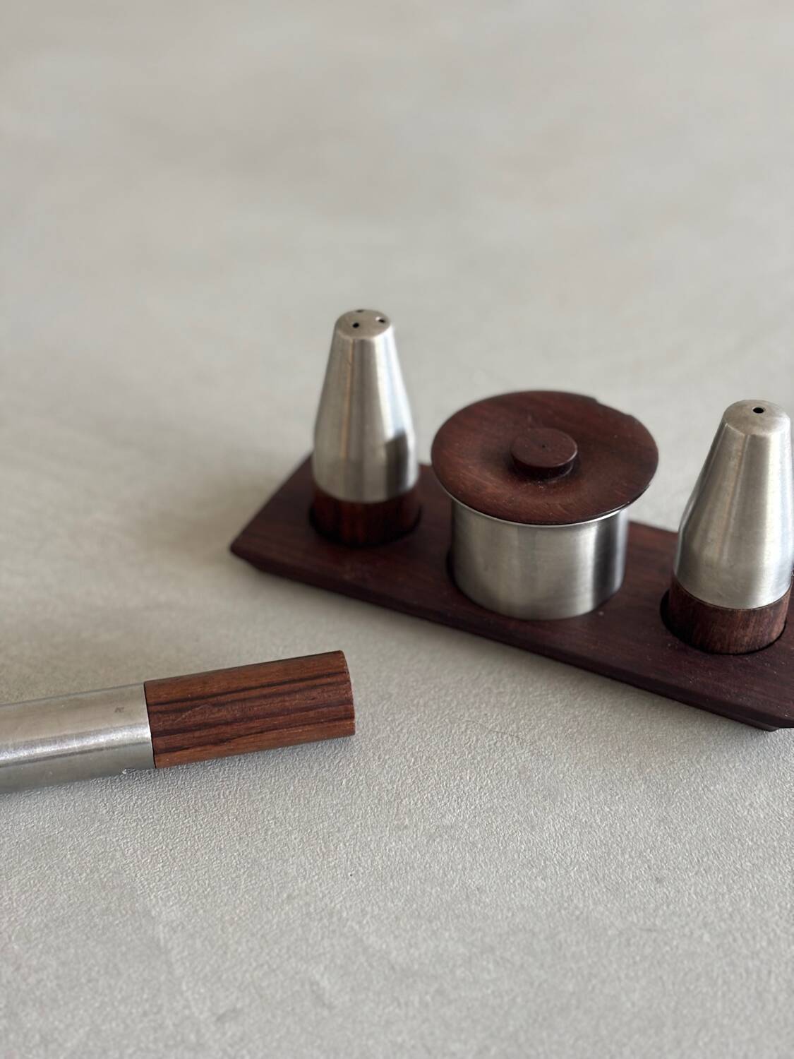 Vintage salt and pepper shakers, Denmark 80s
