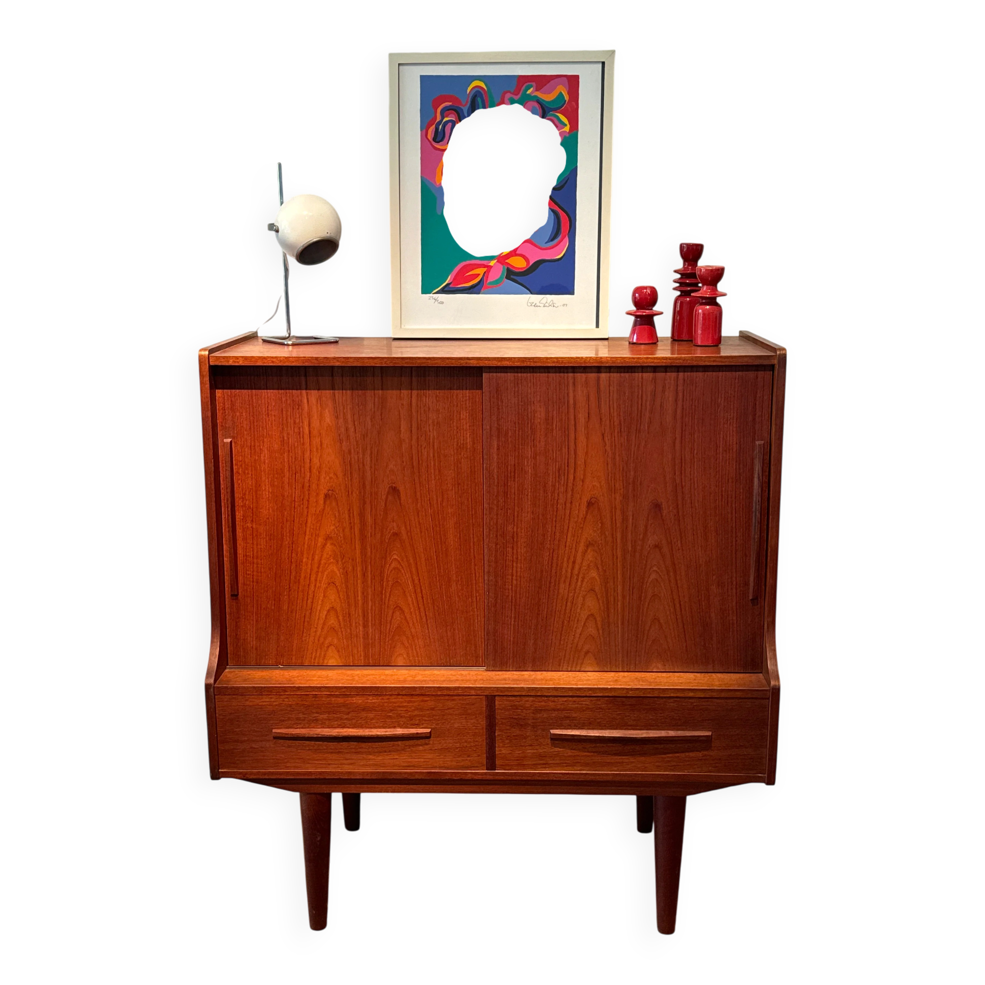 Buffet scandinave vintage en teck "Mads"