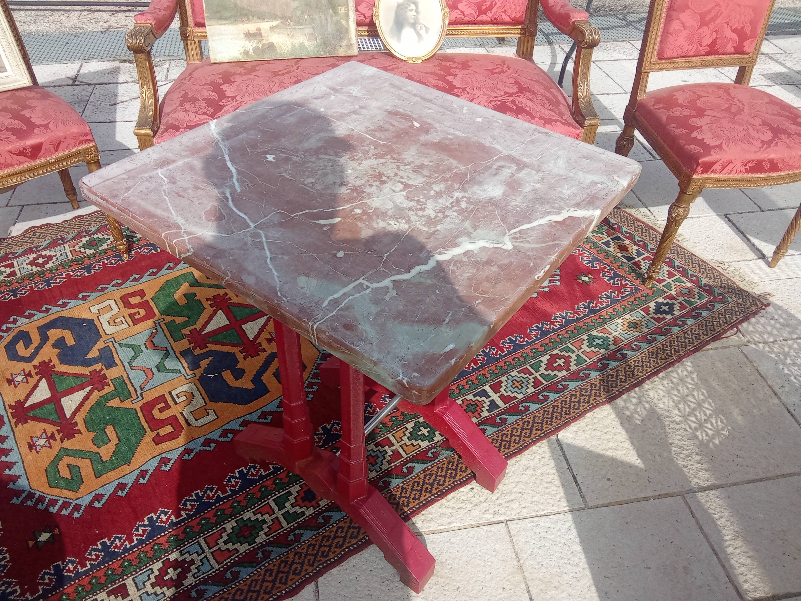 Rare vintage bistro table.