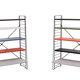 Tomado free standing Metal Colored racks 1960s Holland