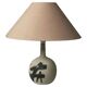 Ceramic table lamp by Eigil Hinrichsen, Denmark 1960s
