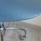 Chrome metal swivel chair industrial/vintage style 50s-60s