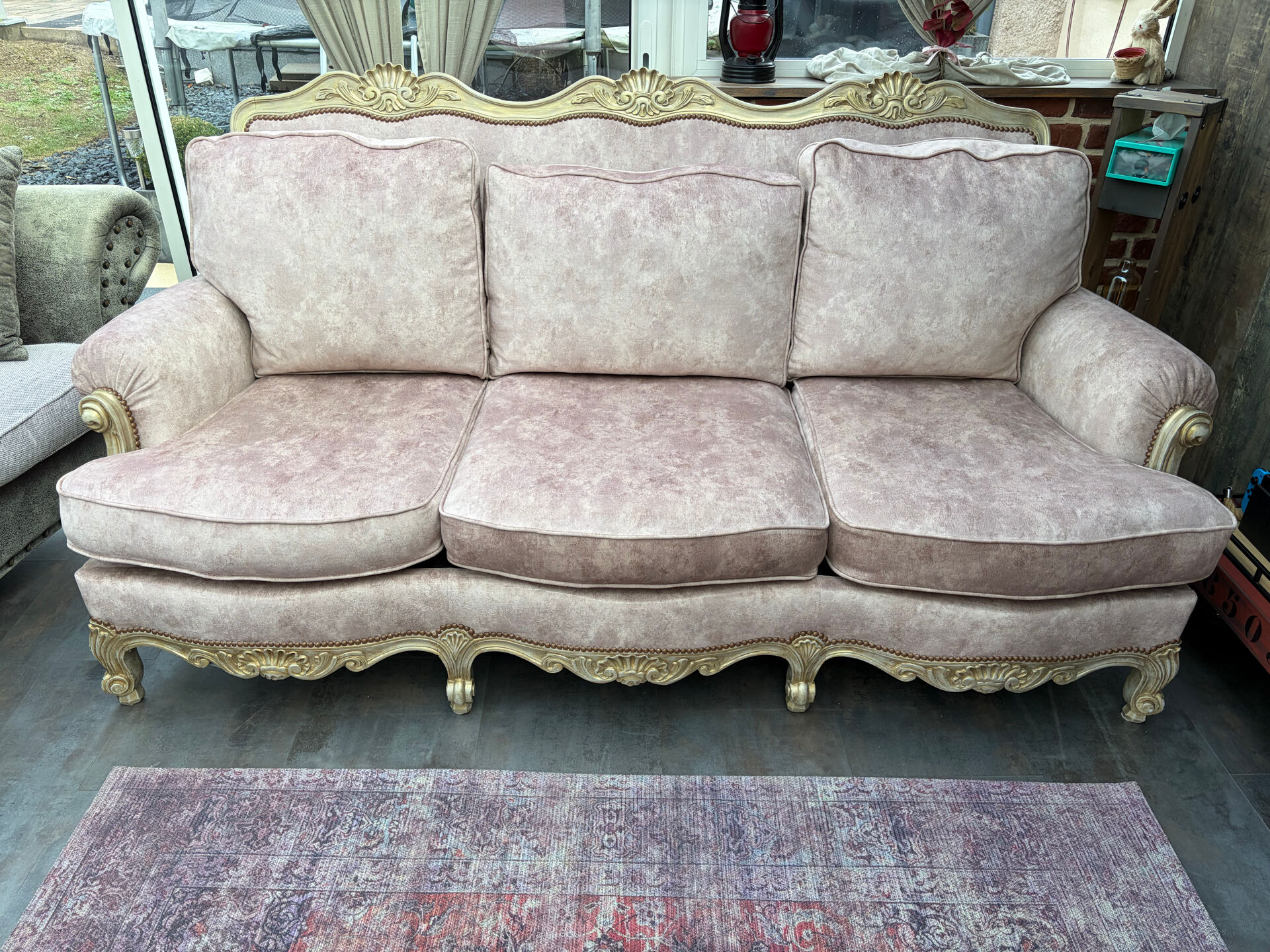 Vintage baroque sofa