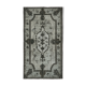 Handwoven unique turkish 1980s 166 cm x 300 cm black rug
