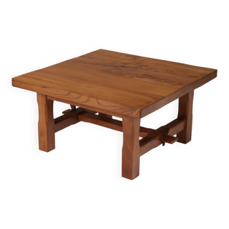 Solid wood coffee table