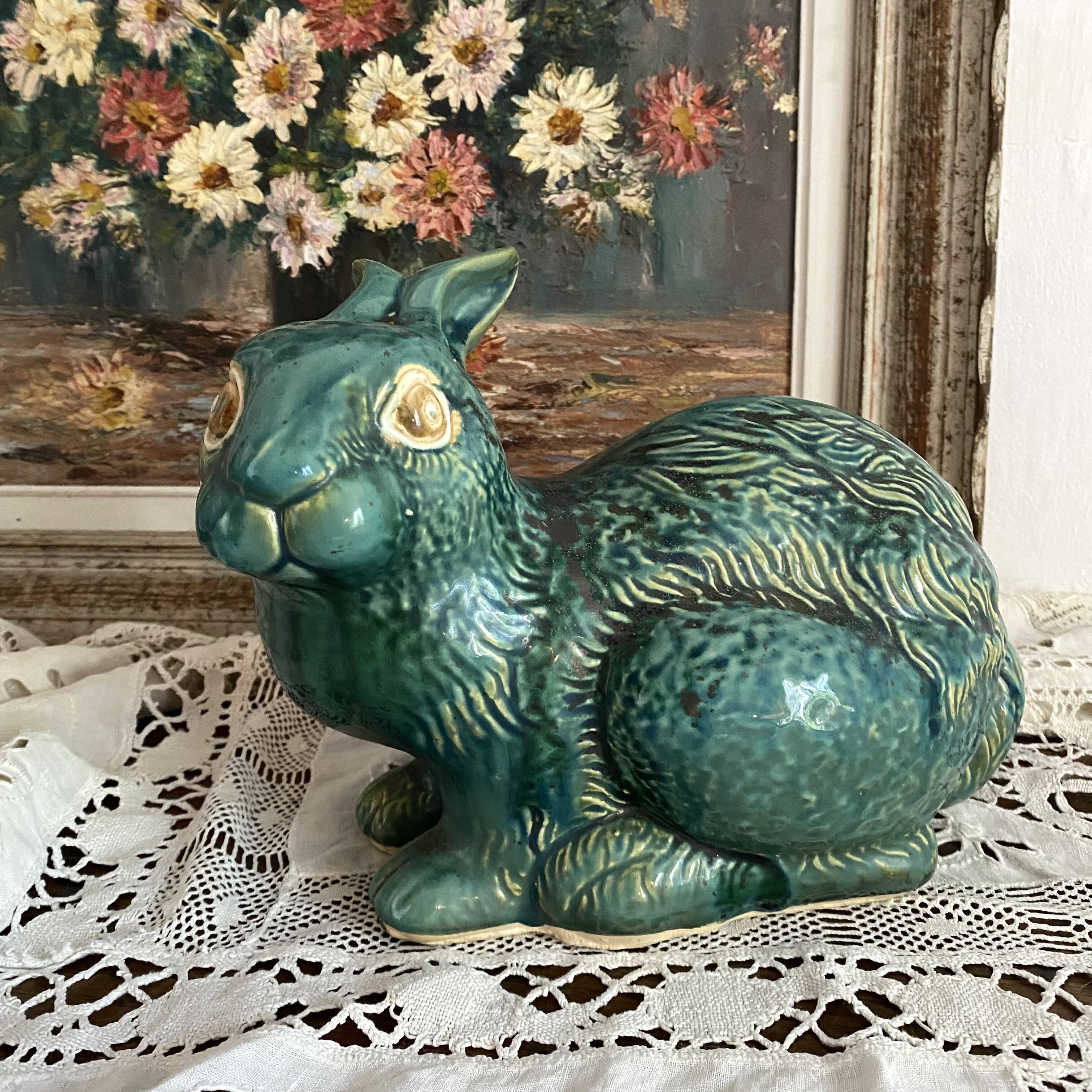 Large ceramic rabbit