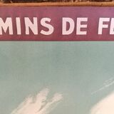 Tourist poster original old Rodez en Aveyron