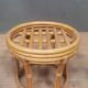 Small low bamboo table