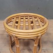 Small low bamboo table