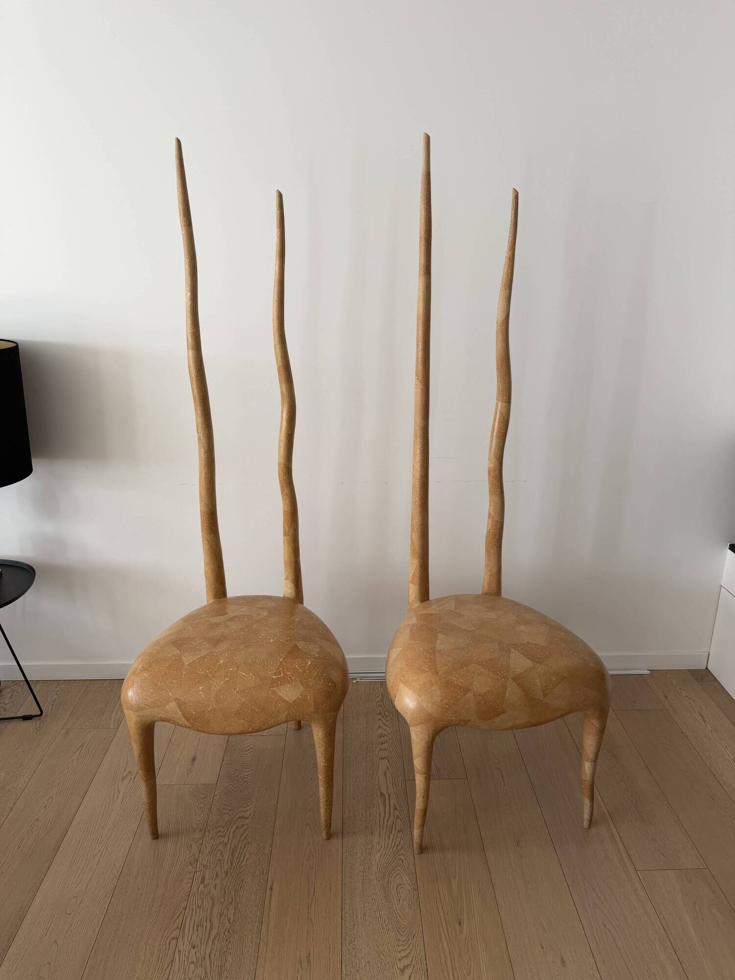Sylvie" Chair by Rie and Yiouri Augousti, France 1989