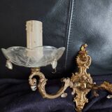 Louis xv style bronze wall lamp