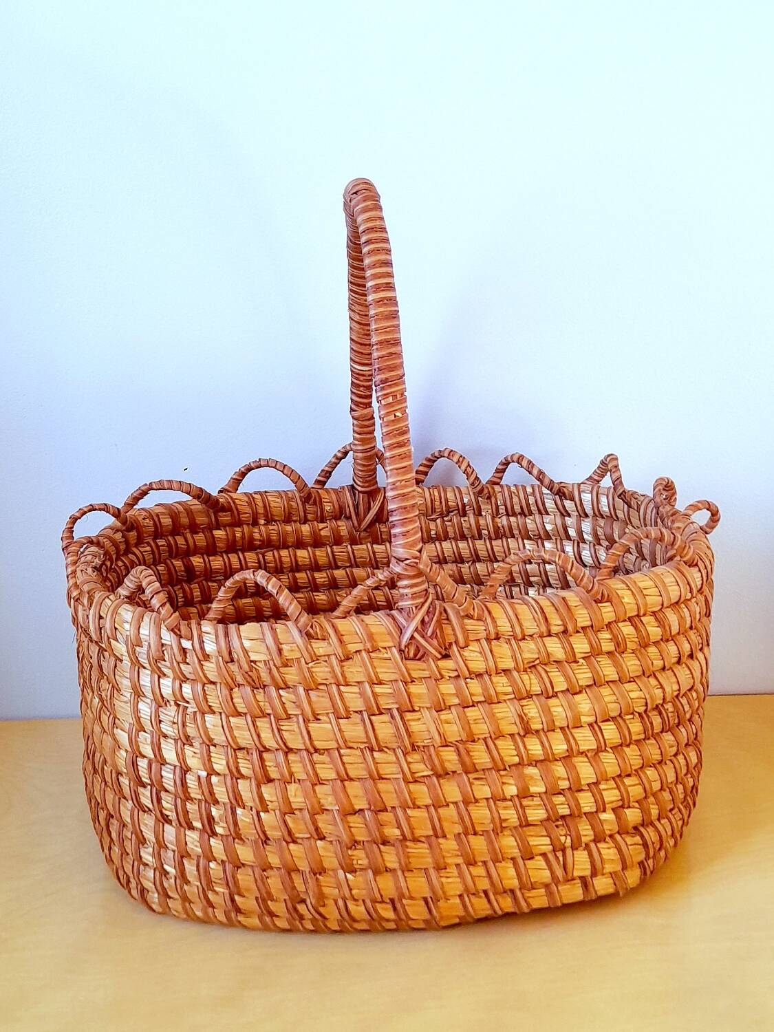 Straw basket 1950.