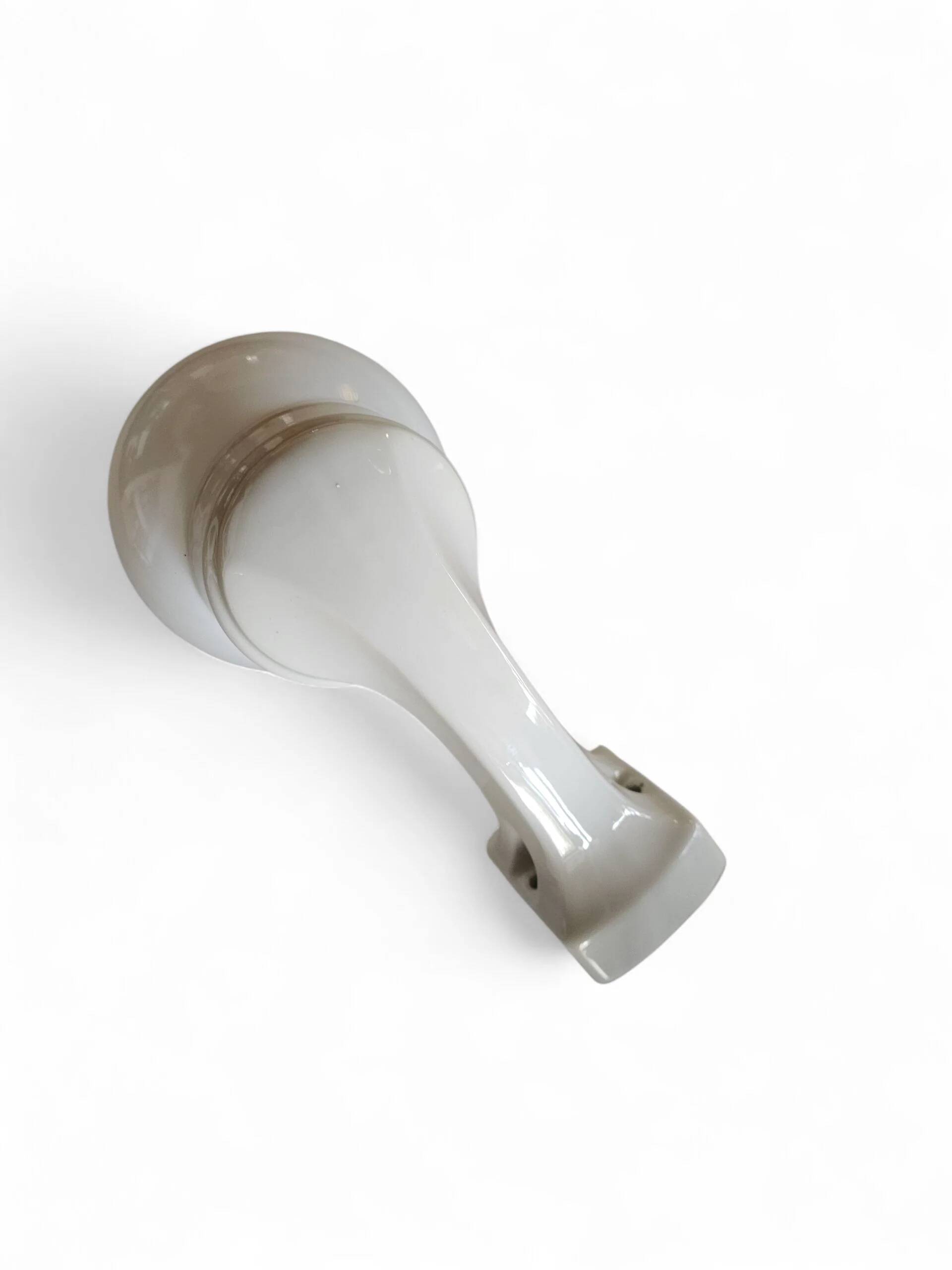 2 x Porcelain Wagenfeld wall lamp no. 4300 for Lindner / 1950s