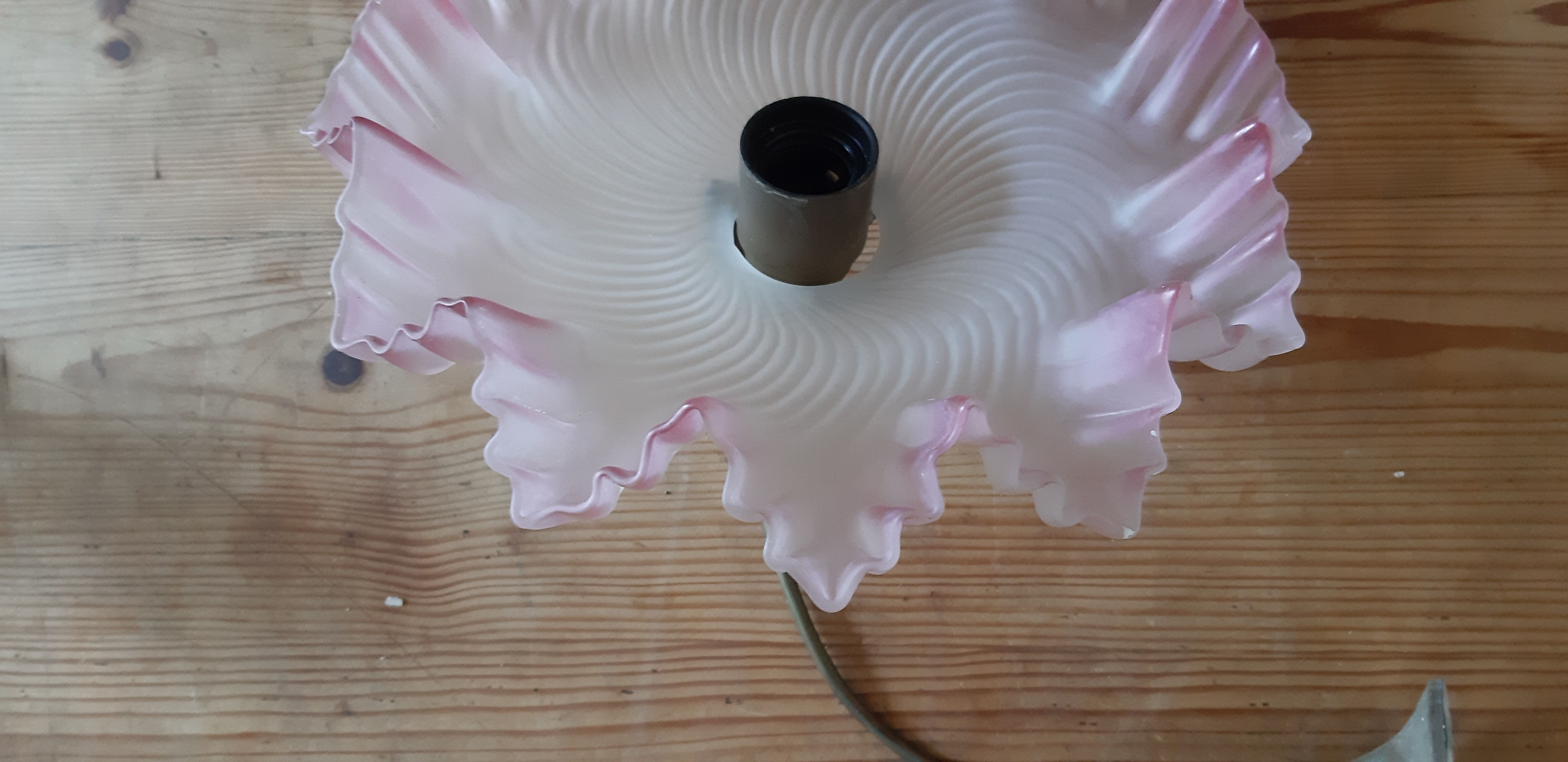 Hanging in opaline glass 1900
