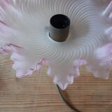 Suspension en verre opalin 1900