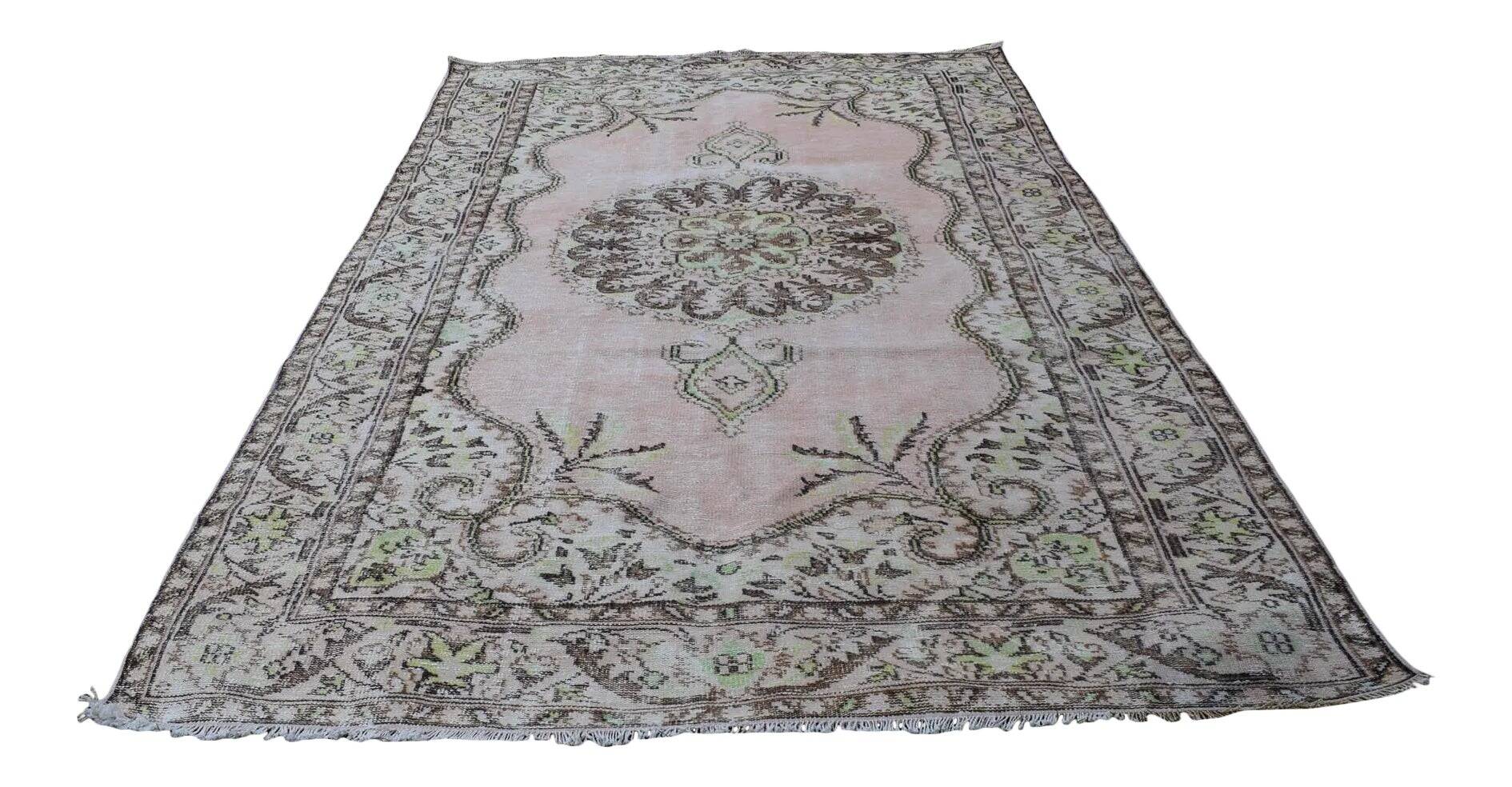 Vintage Turkish Oushak rug 190x310 cm