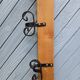 Antique wall coat rack