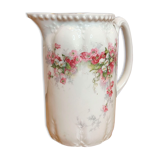 Painted ceramic water decanter