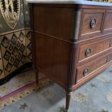 Commode - bureau de style Louis XVI en acajou