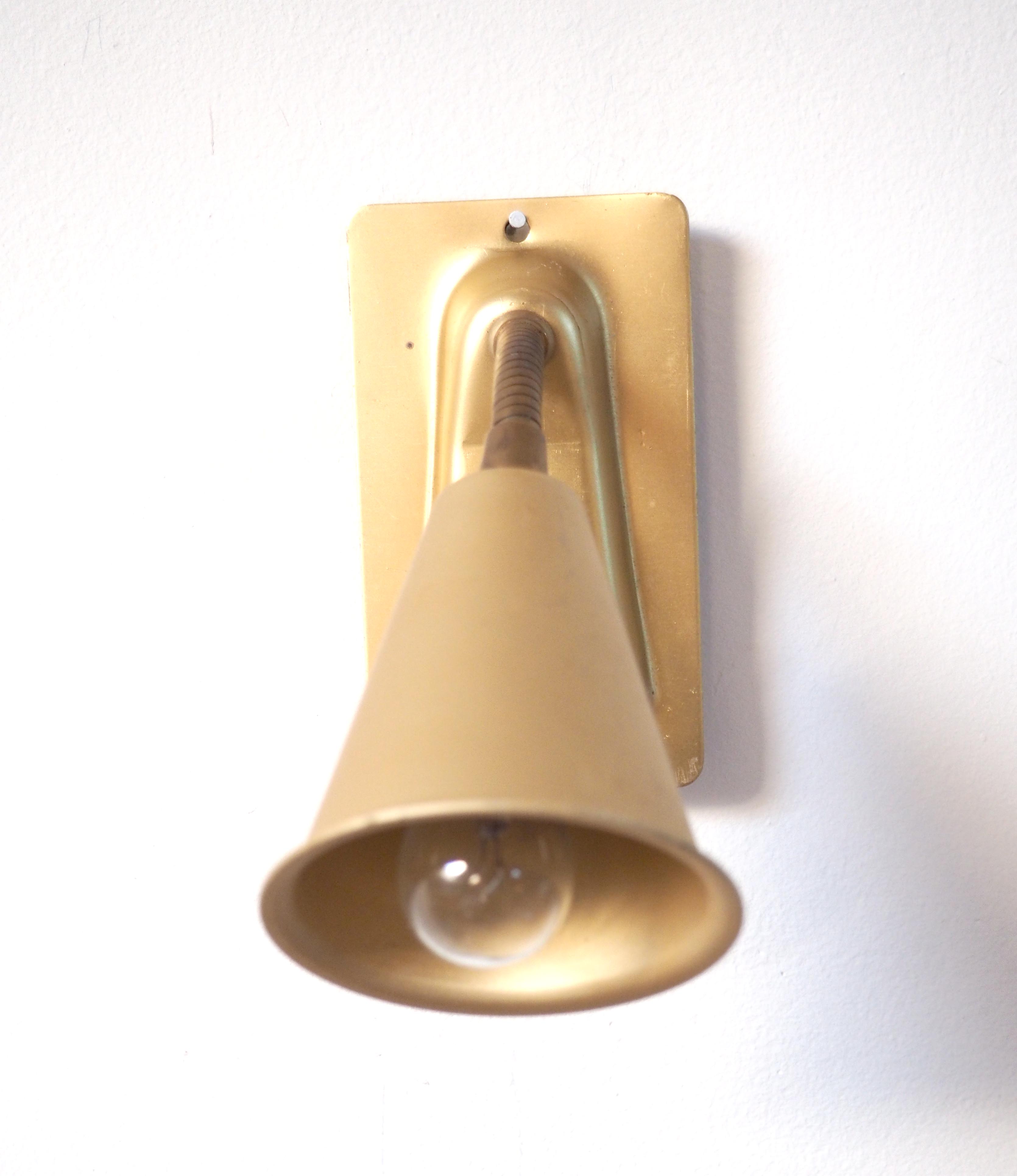 Gold sconce