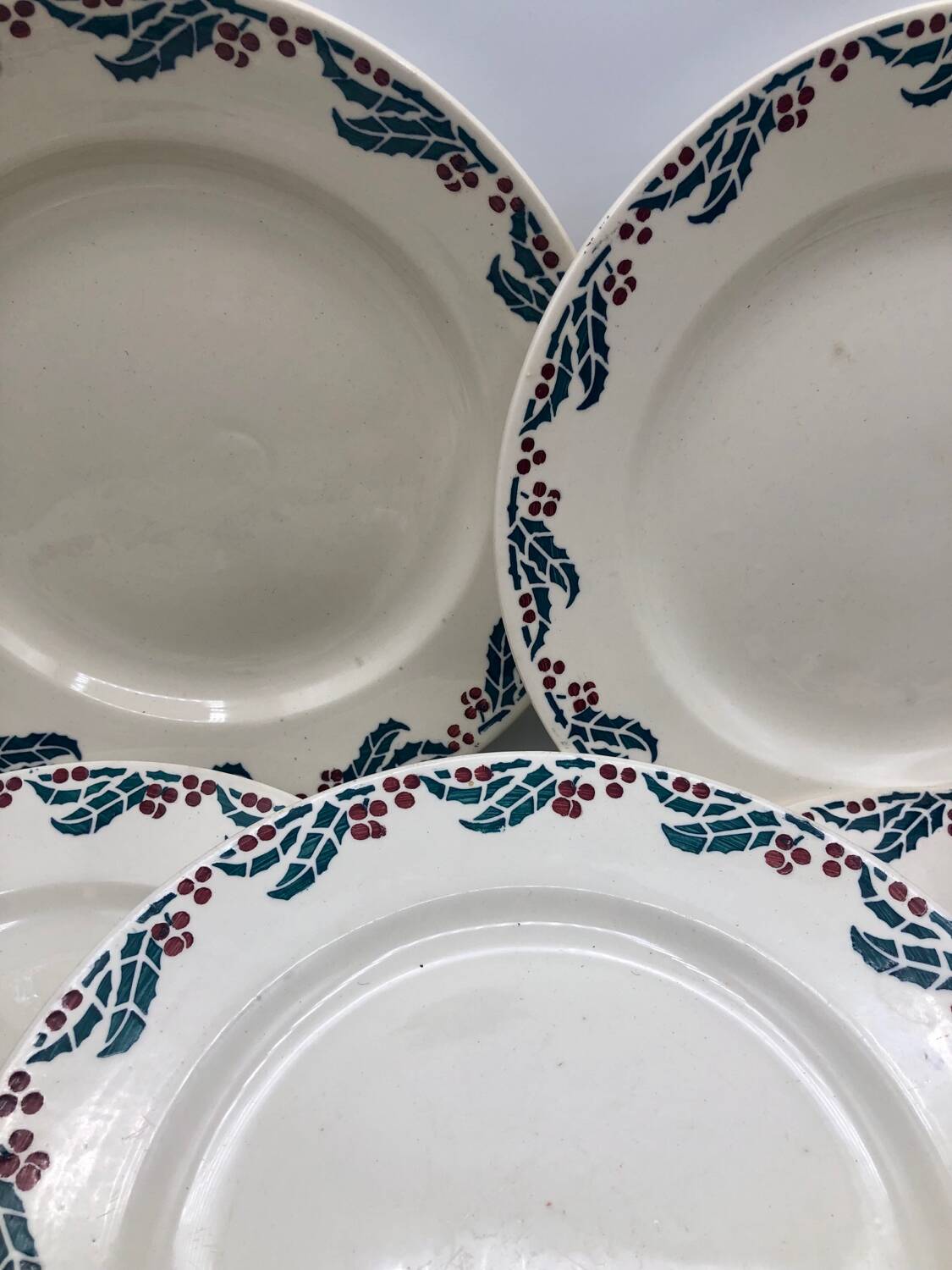 Houx Sarreguemines Plates