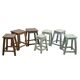 Vintage patinated wooden stool