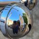 Vintage 1970s chrome metal coat rack