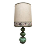 Vintage green ceramic bubble table lamp Kaiser Leuchten