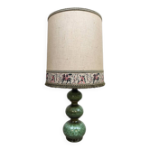 Lampe de table vintage en céramique verte Kaiser Leuchten