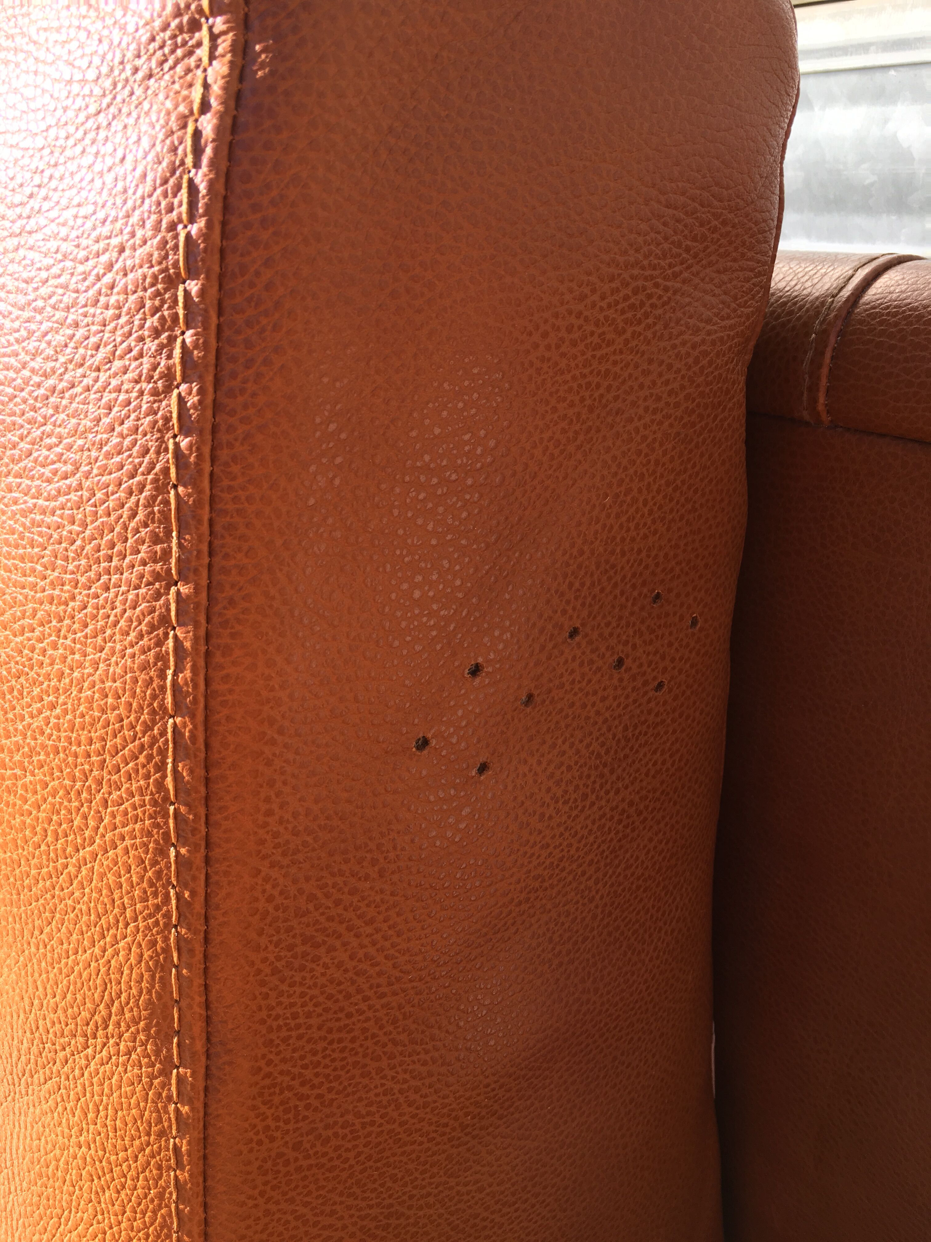 Leather sofa 1980 Burov