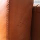 Leather sofa 1980 Burov