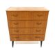 Scandinavian teak chest of drawers, Sweden, 1950