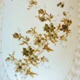 Long fish and meat dish, 19th century, Haviland Limoges porcelain, 66cm