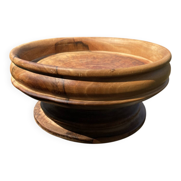 Bol en bois tourné artisanat Haut Marnais