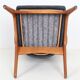 Fully restored Kurt Østervig / Rolschau Møbler “Wing Chair” armchair, mid-century Danish modern design, 1950s/1960s