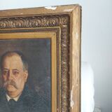 Portrait of a man with a moustache